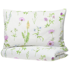 Комплект постельного белья: простыня на резинке, наволочка, пододеяльник Jan&Sofie