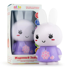 Интерактивная игрушка Медовый зайка alilo G6+, сиреневый