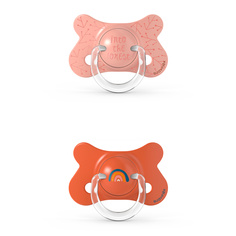 Пустышка c физиологической силиконовой соской от 18 мес, 2 шт Suavinex
