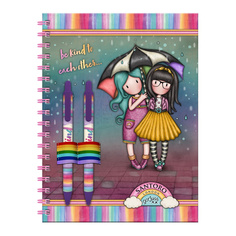 Блокнот с ручками &quot;Be Kind To Each Other&quot; 160 л Santoro