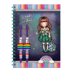 Блокнот с ручками &quot;Be Kind To Our Planet&quot; 160 л Santoro