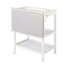 Пеленальный столик с ванночкой и матрасиком, белый Roba