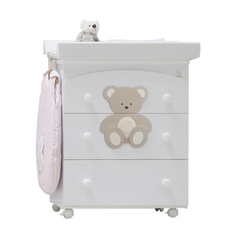 Пеленальный комод Peluche, белый/кремовый Italbaby