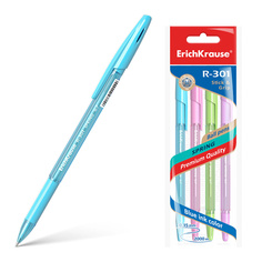 Набор шариковых ручек R-301 Spring Stick&amp;Grip 0.7, цвет чернил синий Erich Krause