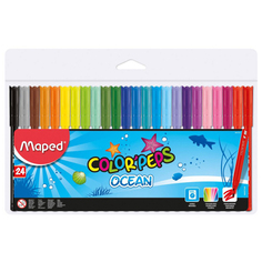 Фломастеры ColorPeps Ocean Pulse, 24 шт. Maped