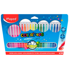 Фломастеры Color Peps Long Life, 24 шт. Maped