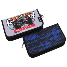 Пенал-книжка &quot;Next Level&quot;с наполнением, 110x205x25 мм Erich Krause