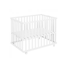 Манеж детский складной Foldable playpen белый, 74 х 100 см Roba