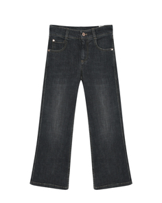 Выбеленные серые джинсы Brunello Cucinelli