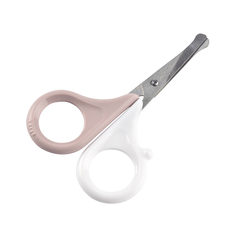 Ножницы для ногтей с круглым наконечником CISEAUX OLD PINK Beaba
