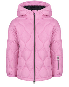 Стеганая куртка в ромб, розовая Naumi