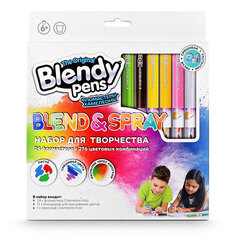 Набор фломастеров-хамелеонов 24 шт. c аэрографом Blendy Pens