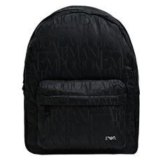 Рюкзак со сплошным логотипом, черный Emporio Armani
