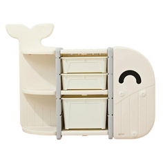 Стеллаж Kids Whale (3 ящика) white