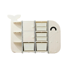 Стеллаж Kids Whale (8 ящиков) white