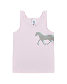 Майка с принтом &quot;лошадь&quot; Sanetta