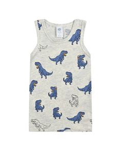 Майка с принтом &quot;динозавры&quot; Sanetta