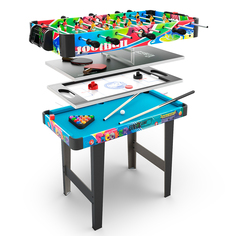 Игровой стол - трансформер 4 в 1, (86х43 cм) Unix Line
