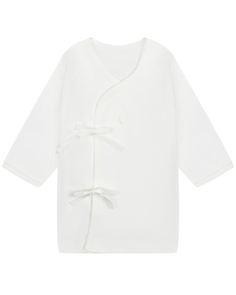 Распашонка однотонная на завязках Bamboo Bebe