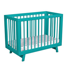 Кроватка для новорожденного Aria Ocean Blue Lillaland