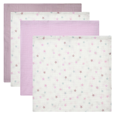 Пеленки-мини из муслина 60x60см, 4 шт Jan&Sofie