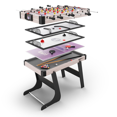 Игровой стол складной трансформер 5 в 1, (108х59 cм) Unix Line