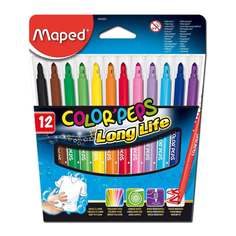 Фломастеры Color Peps Long Life, 12 шт. Maped