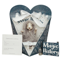 Игрушка Зайчонок &quot;Magic History&quot; серый, 15 см