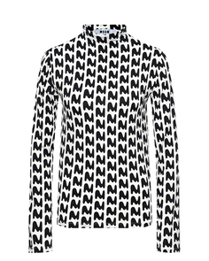 Водолазка со сплошной монограммой Msgm