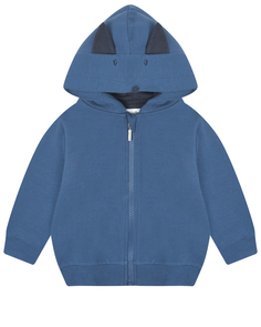 Спортивная куртка с ушками на капюшоне Sanetta Kidswear