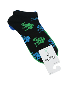 Носки спортивные, комплект 2 шт, принт &quot;крокодилы&quot; Happy Socks
