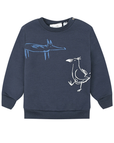 Свитшот с принтом &quot;лис&quot; Sanetta Kidswear