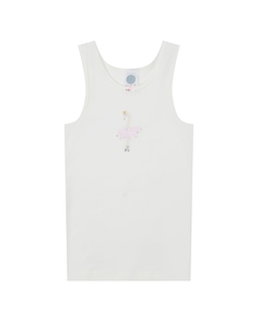 Майка с принтом &quot;лебедь-балерина&quot; Sanetta