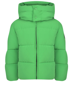 Стеганая куртка с капюшоном, зеленая Barrow
