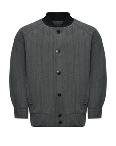 Куртка-бомбер в елочку, серая Dan Maralex