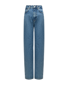 Джинсы бананы, голубые Mo5ch1no Jeans