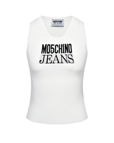 Топ-майка с лого на груди Mo5ch1no Jeans