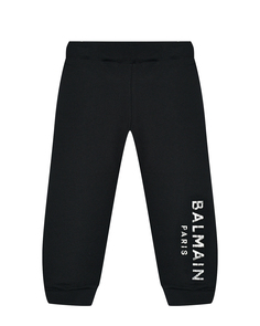 Спортивные брюки лого, черные Balmain