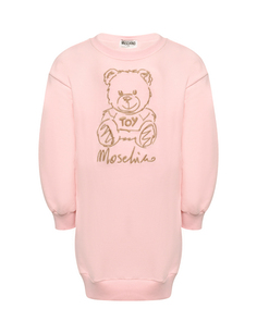 Платье-толстовка с принтом &quot;медвежонок&quot; Moschino