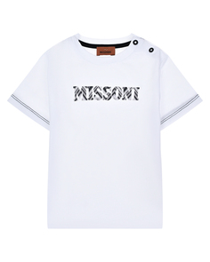 Футболка с лого, белая Missoni