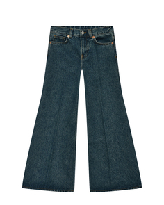 Джинсы свободного кроя, синие Mm6 Maison Margiela
