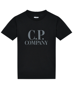 Футболка с лого, черная C.P. Company
