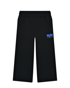 Спортивные брюки с синим лого Msgm