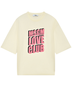 Футболка с принтом &quot; LOVE CLUB&quot; Msgm