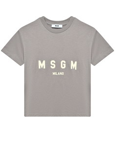 Футболка с лого Msgm