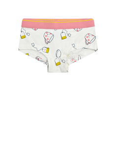 Трусы-шортики с принтом &quot;чай&quot; Sanetta