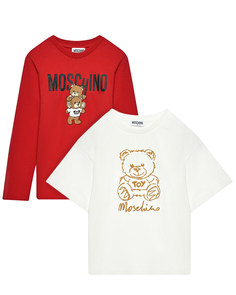 Комплект: толстовка и футболка Moschino