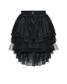 Юбка из фатина с люрексом, черная Twinset