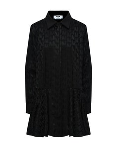 Жаккардовое платье-мини Msgm