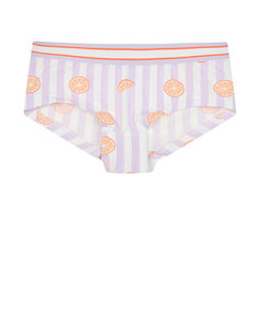 Трусы-шортики в полоску с принтом &quot;апельсины&quot; Sanetta